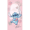 KORREKT WEB Disney Lilo és Stitch, A csillagkutya Heart fürdőlepedő, strand törölköző 70x140cm (Fast Dry)