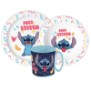 KORREKT WEB Disney Lilo és Stitch, A csillagkutya Just étkészlet, micro műanyag szett bögrével 390 ml