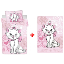 KORREKT WEB Disney Marie cica Aristocats gyerek ágyneműhuzat és polár takaró szett lakástextília