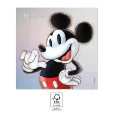 KORREKT WEB Disney Mickey 100 szalvéta 20 db-os, 33x33 cm FSC party kellék