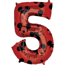 KORREKT WEB Disney Mickey Fólia lufi 5-ös 66 cm party kellék