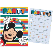 KORREKT WEB Disney Mickey Party Meghívó party kellék