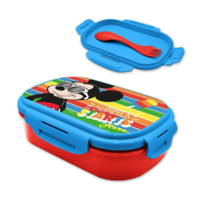 KORREKT WEB Disney Mickey Starts szendvicsdoboz + evőeszköz szett uzsonnás doboz