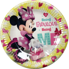 KORREKT WEB Disney Minnie Happy Papírtányér 8 db-os 19,5 cm party kellék