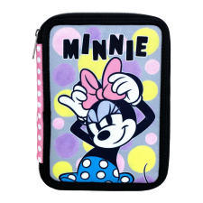 KORREKT WEB Disney Minnie Pretty in Pink tolltartó töltött 2 emeletes tolltartó