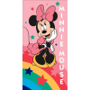 KORREKT WEB Disney Minnie Rainbow Star fürdőlepedő, strand törölköző 70x140 cm