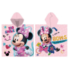 KORREKT WEB Disney Minnie Smile strand törölköző poncsó 55x110 cm (Fast Dry)