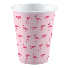 KORREKT WEB Flamingó papír pohár 8 db-os 250 ml party kellék