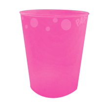 KORREKT WEB Fuchsia Fluorescent, Fukszia pohár, műanyag 250 ml party kellék