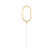 KORREKT WEB Gold, Arany 0-ás csillagszóró 17 cm