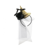 KORREKT WEB Gold hat with veil, Arany fejpánt fátyollal