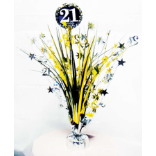 KORREKT WEB Happy Birthday Gold 21 asztaldísz 45,7 cm party kellék