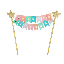 KORREKT WEB Happy Birthday Pastel torta dekoráció party kellék