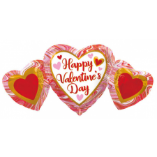 KORREKT WEB Happy Valentine's Day fólia lufi 86 cm party kellék