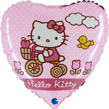 KORREKT WEB Hello Kitty Bike fólia lufi 46 cm party kellék