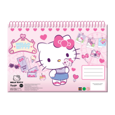 KORREKT WEB Hello Kitty Travel A/4 spirál vázlatfüzet, 30 lapos füzet