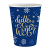 KORREKT WEB Hello Winter Blue, Karácsony papír pohár 6 db-os 250 ml
