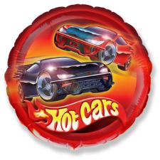 KORREKT WEB Hot Cars fólia lufi 46 cm (WP) party kellék