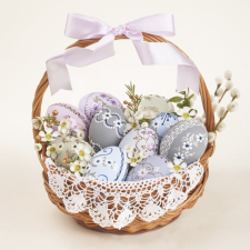 KORREKT WEB Húsvét Basket with Lace szalvéta 20 db-os 33x33 cm papírárú, csomagoló és tárolóeszköz
