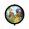 KORREKT WEB Island Pirates, Kalóz fólia lufi 46 cm