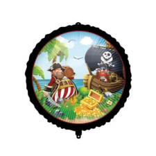 KORREKT WEB Island Pirates, Kalóz fólia lufi 46 cm party kellék