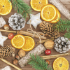KORREKT WEB Karácsony Winter Decorations Cinnamon szalvéta 20 db-os 33x33 cm