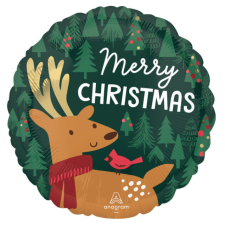 KORREKT WEB Merry Christmas, Karácsonyi fólia lufi 43 cm party kellék