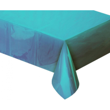 KORREKT WEB Metallic Light Blue, Kék fólia asztalterítő 137x183 cm party kellék
