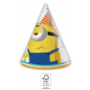 KORREKT WEB Minions The Rise of Gru, Minyonok Party parti kalap, csákó 6 db-os FSC