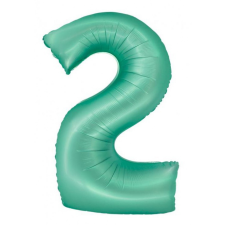 KORREKT WEB Mint Matt, Menta 2-es szám fólia lufi 76 cm party kellék