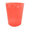 KORREKT WEB Orange Fluorescent, Narancssárga pohár, műanyag 250 ml