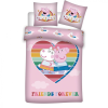 KORREKT WEB Peppa malac Love ágyneműhuzat 140×200cm, 63×63 cm microfibre