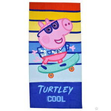 KORREKT WEB Peppa malac Turtley Cool fürdőlepedő, strand törölköző 70x140cm lakástextília