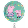 KORREKT WEB Peppa Pig Messy Play, Peppa malac papírtányér 8 db-os 20 cm FSC