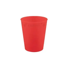 KORREKT WEB Piros Bright red micro prémium műanyag pohár 250 ml babaétkészlet