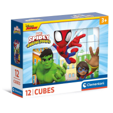 KORREKT WEB Pókember Spidey mesekocka 12 db-os Clementoni puzzle, kirakós