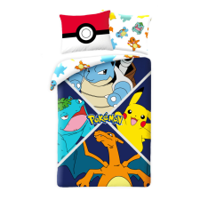 KORREKT WEB Pokémon Evolution ágyneműhuzat 140×200cm, 70×90 cm microfibre lakástextília