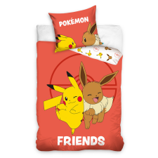 KORREKT WEB Pokémon Friends ágyneműhuzat 140×200cm, 70×90 cm lakástextília