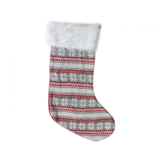 KORREKT WEB Snow Flakes, Hópehely Karácsonyi kandalló zokni, csizma 55,5 cm party kellék