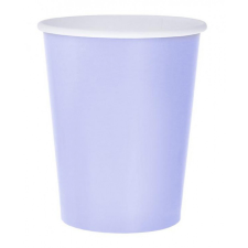 KORREKT WEB Solid Lavender, Lila papír pohár 14 db-os 270 ml party kellék