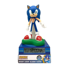 KORREKT WEB Sonic a sündisznó 3D éjszakai lámpa és ébresztőóra ébresztőóra