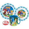 KORREKT WEB Sonic a sündisznó Adventure étkészlet, micro műanyag szett bögrével 350 ml