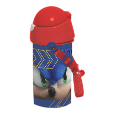 KORREKT WEB Sonic a sündisznó kulacs, sportpalack 500 ml kulacs, kulacstartó