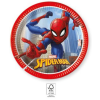 KORREKT WEB Spiderman Crime Fighter, Pókember papírtányér 8 db-os 20 cm FSC