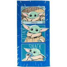 KORREKT WEB Star Wars Grogu fürdőlepedő, strand törölköző 70x140cm lakástextília