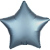 KORREKT WEB Szatén Steel Blue csillag fólia lufi 43 cm