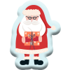 KORREKT WEB Télapó Gift Karácsony formapárna, díszpárna 40x28 cm Velúr