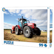 KORREKT WEB Traktor puzzle 99 db-os puzzle, kirakós