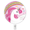 KORREKT WEB Unicorn Rainbow Colors, Unikornis papírtányér 8 db-os 20 cm FSC