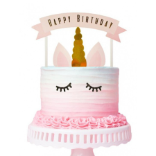 KORREKT WEB Unikornis torta dekoráció party kellék